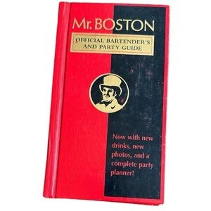 Mr.Boston bartender book party guide photos and recipes best seller